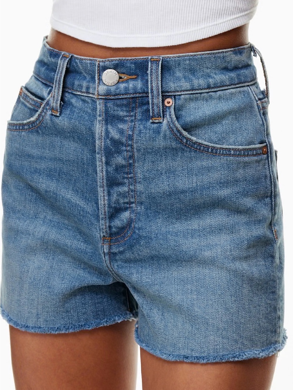 Aritzia Denim Forum Arlo 50’s High-Rise Jean Shorts